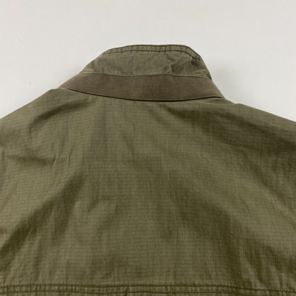 Eddie Bauer Travex Military Field Coat Jacket Men's Medium Cotton Army Green - Picture 8 of 15